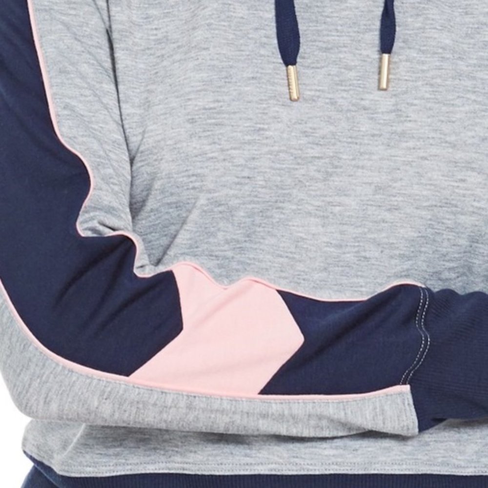 Tommy Hilfiger Sport Raglan-Sleeve Colorblock Hoodie - Picture 6 of 9